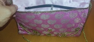Bolso Fiesta Clutch Hindú Rosa Boda
