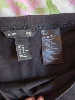 Minifalda tubo elástica H&M Talla XS