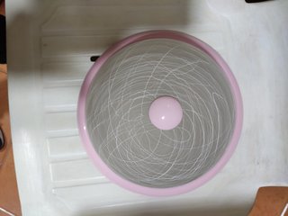 Plafón de techo rosa