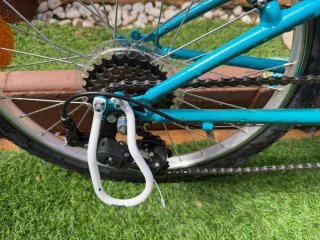 Bicicleta infantil turquesa