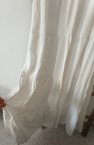 Vestido largo bohemio blanco