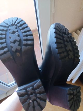 Botines de tacón negros mujer
