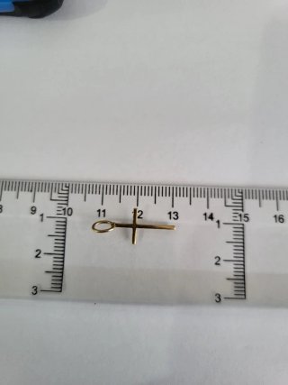 Colgante Cruz Oro 18k