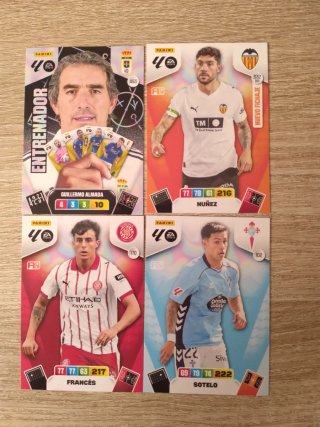 Lote 25 cromos Adrenalyn Panini