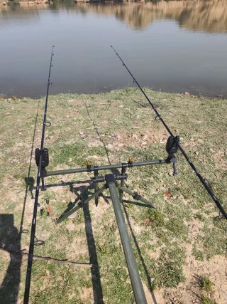 Equipo pesca carpfishing