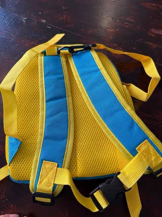 Zaino per bambini blu con design mostro