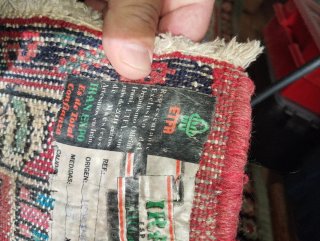 Tappeto per corridoio in lana vergine intrecciato a mano Pers