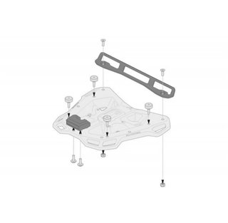 Parrilla sw motech y Adaptadores Top Case Shad