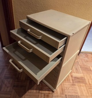 Mueble auxiliar oficina 10 cajones