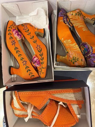 Traje de Fallera Naranja