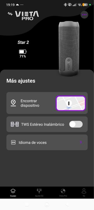 Altavoz Vieta Pro Negro