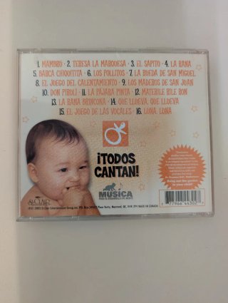 4 CDs Infantiles: Canciones Nacim. y Todos Cantan