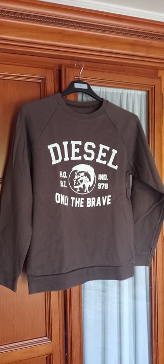 Sudadera DIESEL Talla S Marrón