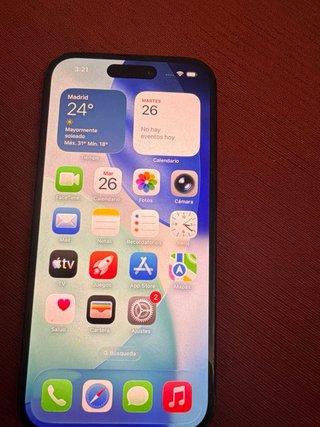 iPhone 15 Negro/Gris