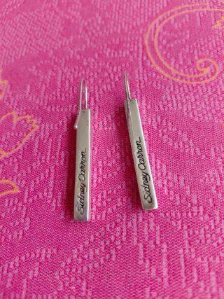 Pendientes plata Sidnei Caron