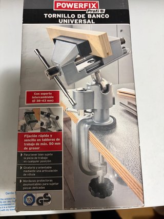 Tornillo de banco universal Powerfix Profi