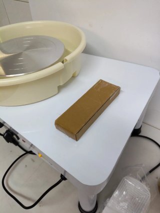 Mini torno alfarero y kit cerámica