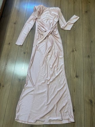 Vestido largo rosa Halibuy