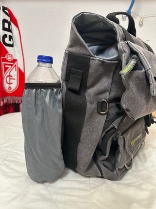Mochila evecase gris para viaje