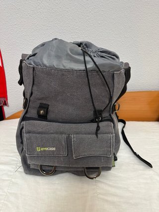 Mochila evecase gris para viaje