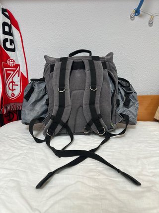 Mochila evecase gris para viaje