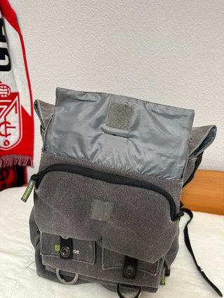 Mochila evecase gris para viaje