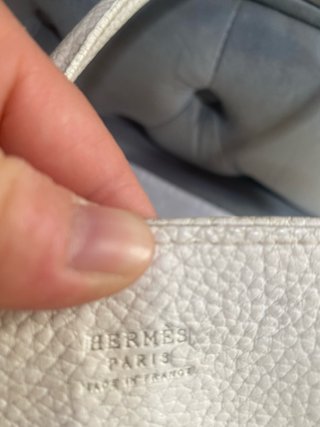 Bolso Hermes Kelly Piel Blanco