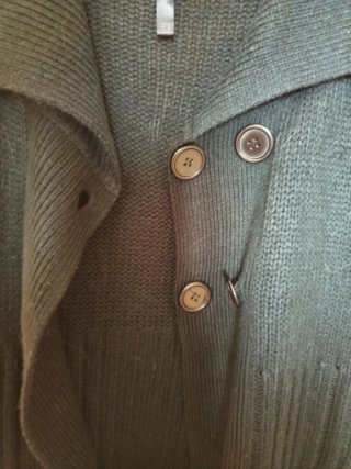 Chaqueta de punto negra mujer