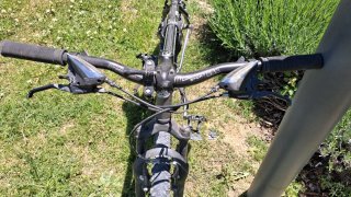 Bicicleta MTB Rockrider 26 Gris