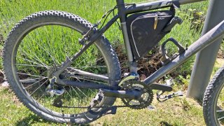 Bicicleta MTB Rockrider 26 Gris