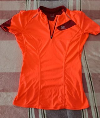 Camiseta deportiva Kalenji naranja