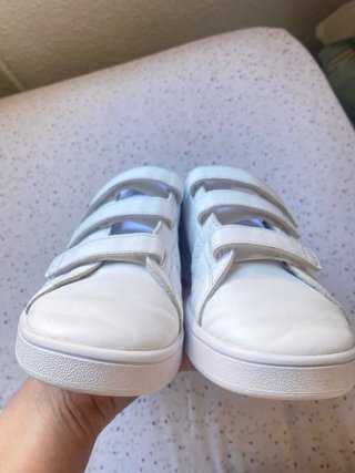 Zapatillas Adidas Talla 35 Velcro Blancas