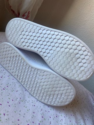 Zapatillas Adidas Talla 35 Velcro Blancas