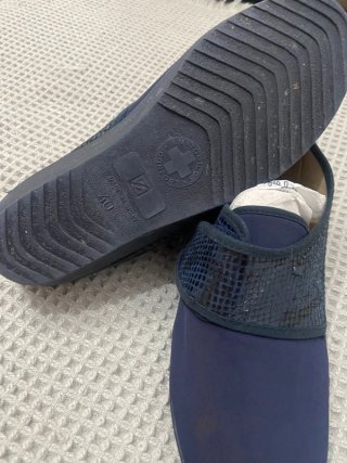 Zapatillas azules cómodas T40