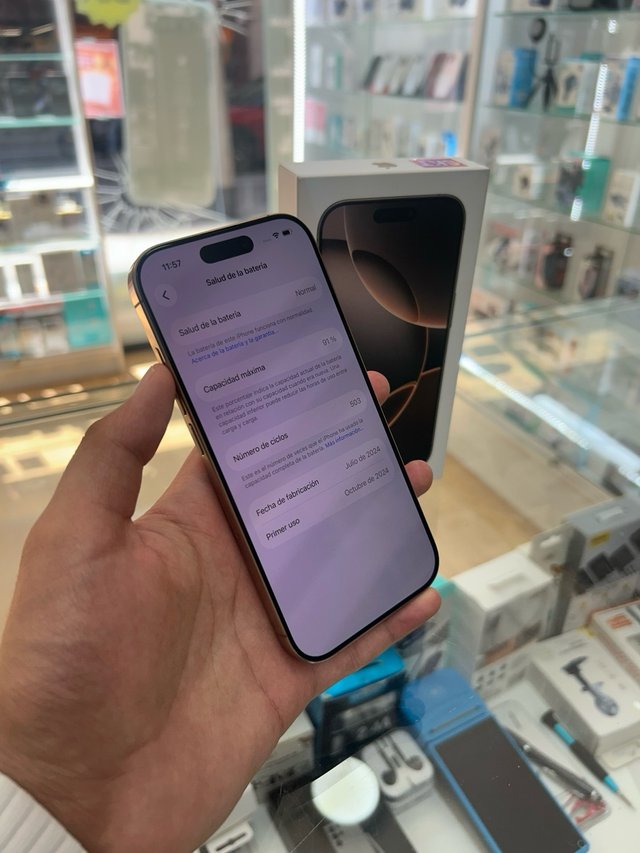 Apple IPhone 16 Pro 256GB Desert Batería 91%