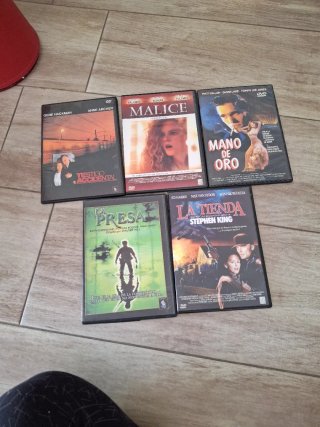 Lote 5 Películas DVD (Crimen, Terror, Suspense)