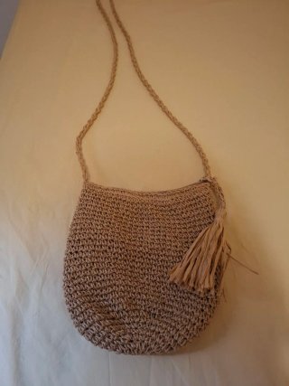 Bolso de playa de rafia