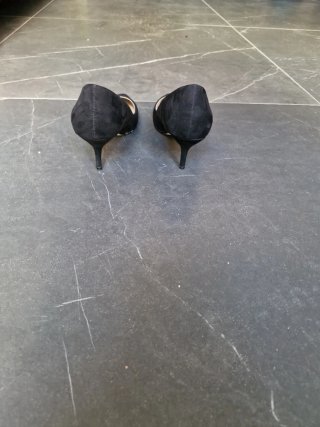 Zapatos de tacón negros Zara