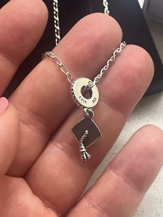 Collana Pandora Ciondolo Laurea Argento
