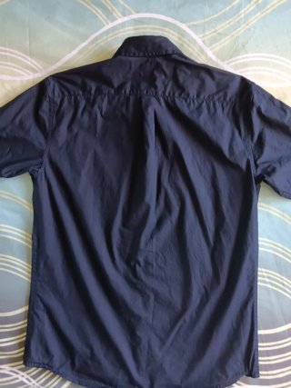 Camisa Tex .TM Azul Marino Sin Estrenar
