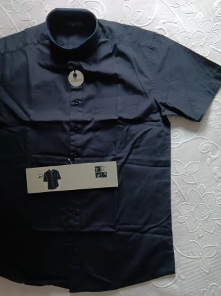 Camisa Tex .TM Azul Marino Sin Estrenar