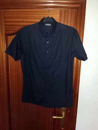 Camisa Tex .TM Azul Marino Sin Estrenar