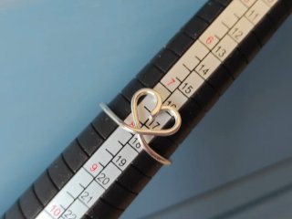 Anillo Corazón Plata 925 Talla 18