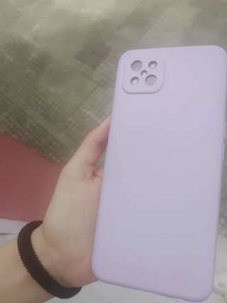 Teléfono OPPO Azul con funda