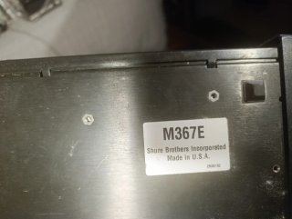 Mesa de mezclas Shure M367E