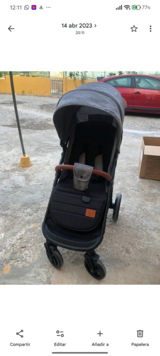 Silla de paseo gris