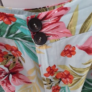 Pantalón palazzo estampado floral Stradivarius