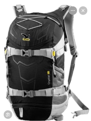 Mochila Salewa Crystal 28 Negra/Gris