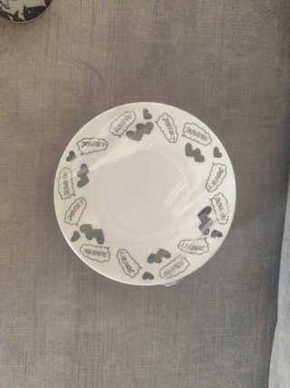 Set caffè con design di vitelli bianco e nero