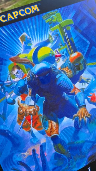 Alien vs Predator Arcade Poster Capcom A3